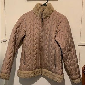 Patagonia caramel/beige jacket